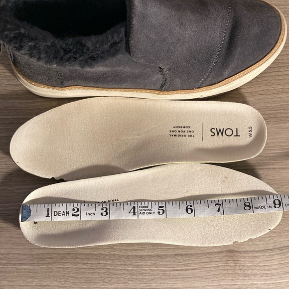 Toms Paxton slip on fur shoes 5,5 grey - Picture 12 of 16